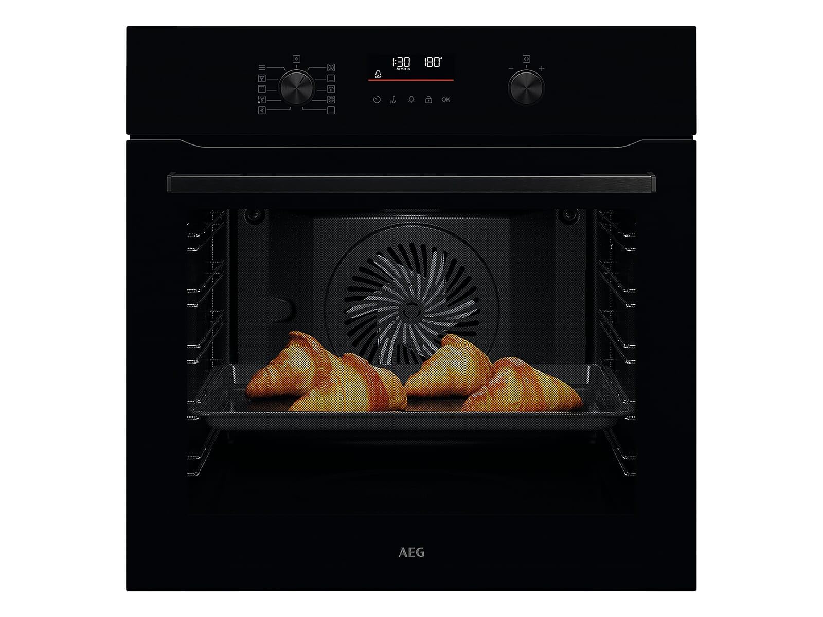 AEG NBA5P40AK SurroundCook Pirólisis horno Negro