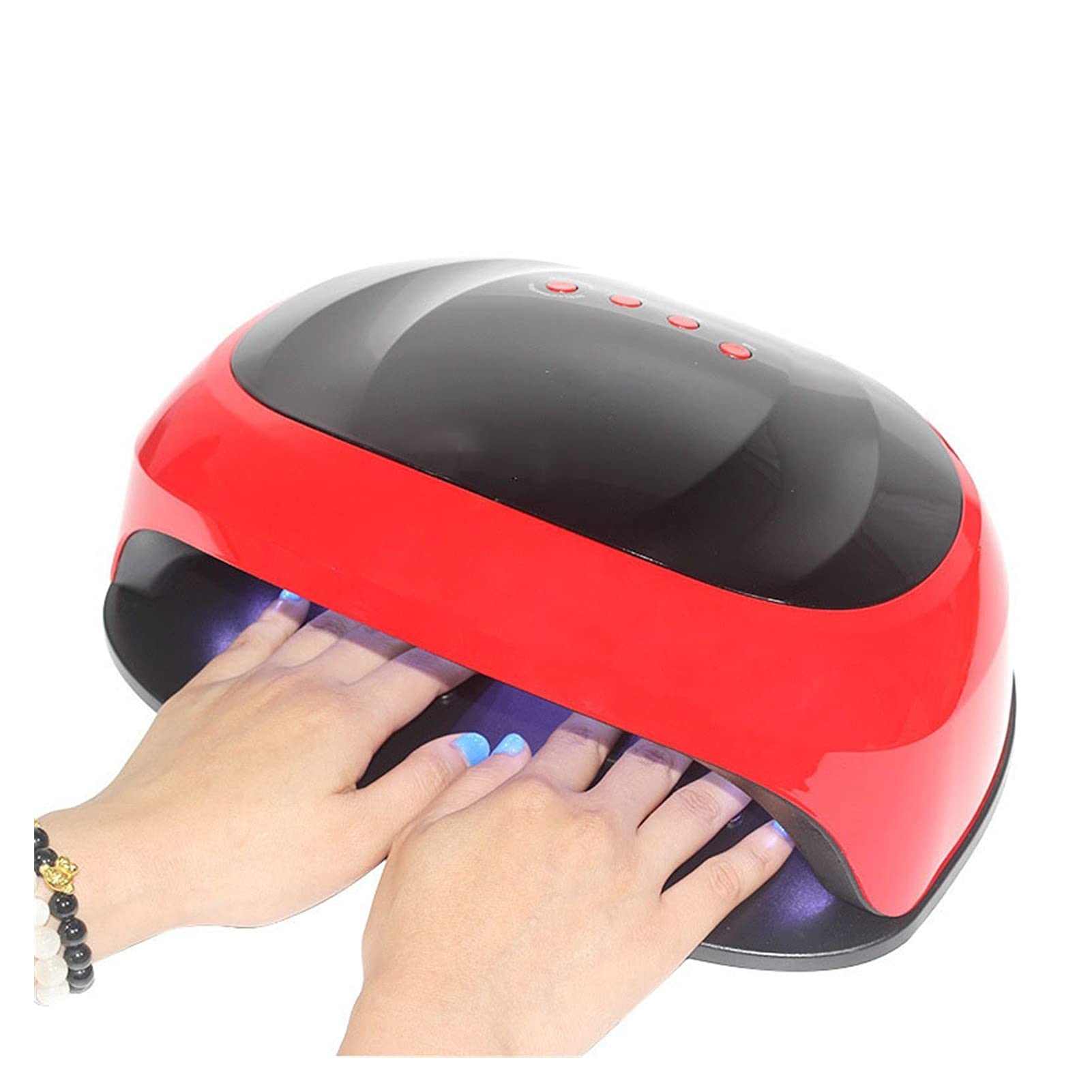 Secador de uñas de 72W, lámpara UV para uñas, lámpara de curado de Esmalte de Gel con Temporizador Inferior de 30s/60s, lámpara con Pantalla LCD para secador de uñas