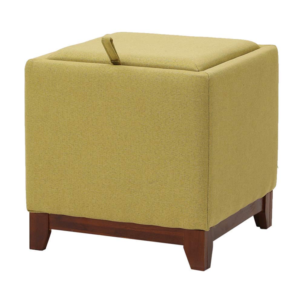 Boîte de rangement pouf ottoman pour gagner de la place au salon
