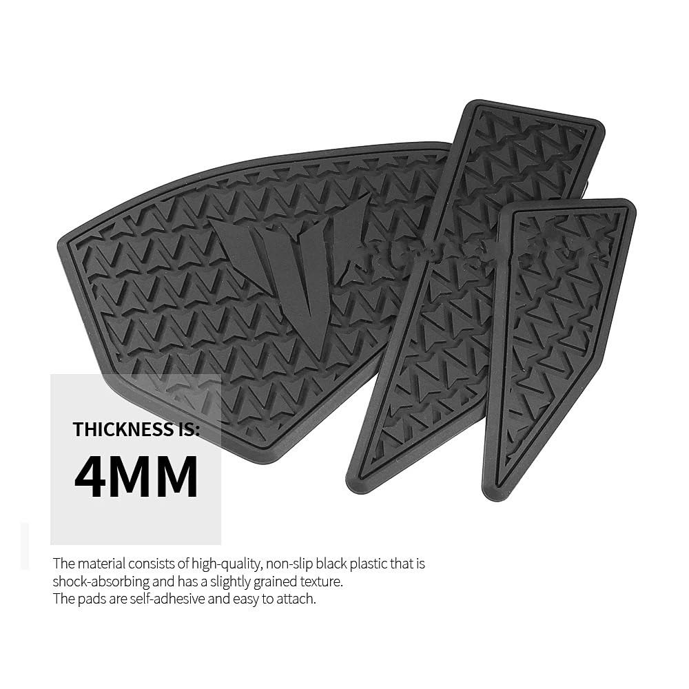 Scudo per serbatoio Per MT03 MT-25 2020-2022 Adesivi protettivi per protezioni serbatoio | Traction Pad Serbatoio carburante laterale per moto