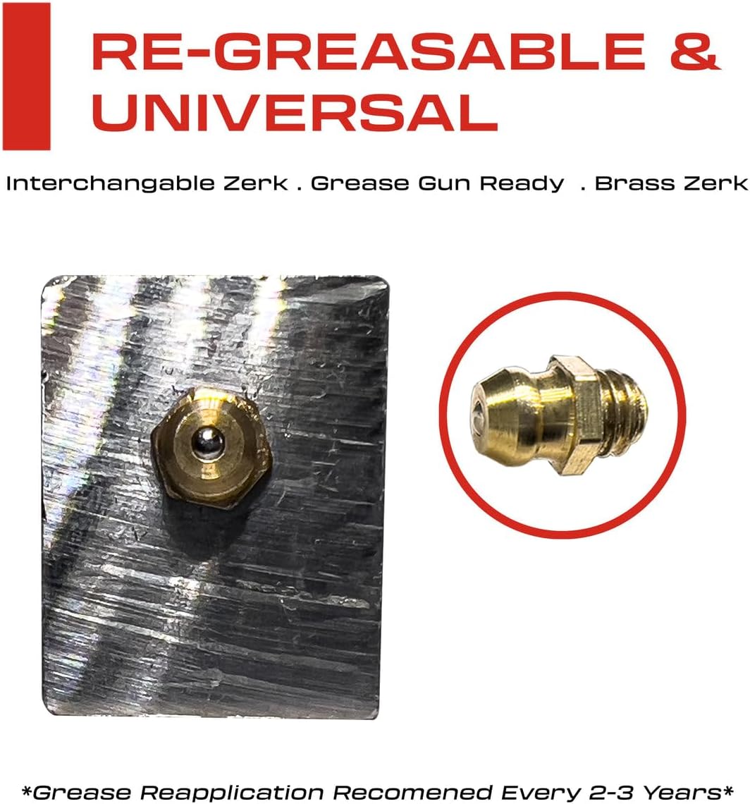 5” Inch Weldable Rectangle Hinges – Heavy Duty Gate Hinges – Weld On Hinges – Weld On Gate Hinges – Square Hinges Weld On - Ball Bearing Gate Hinge - Heavy Duty Weldable Hinges