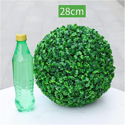 Miniatura 5 de Esfera artificial redonda de boj para colgar en interiores y exteriores, hogar, boda, fiesta, hotel, porche delantero, decoración de plantas en