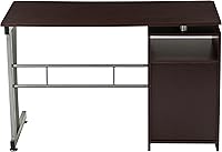 Vista 8 de Techni Mobili Escritorio para computadora con amplio almacenamiento, chocolate, 30 x 22.75 x 47.25 pulgadas, chocolate