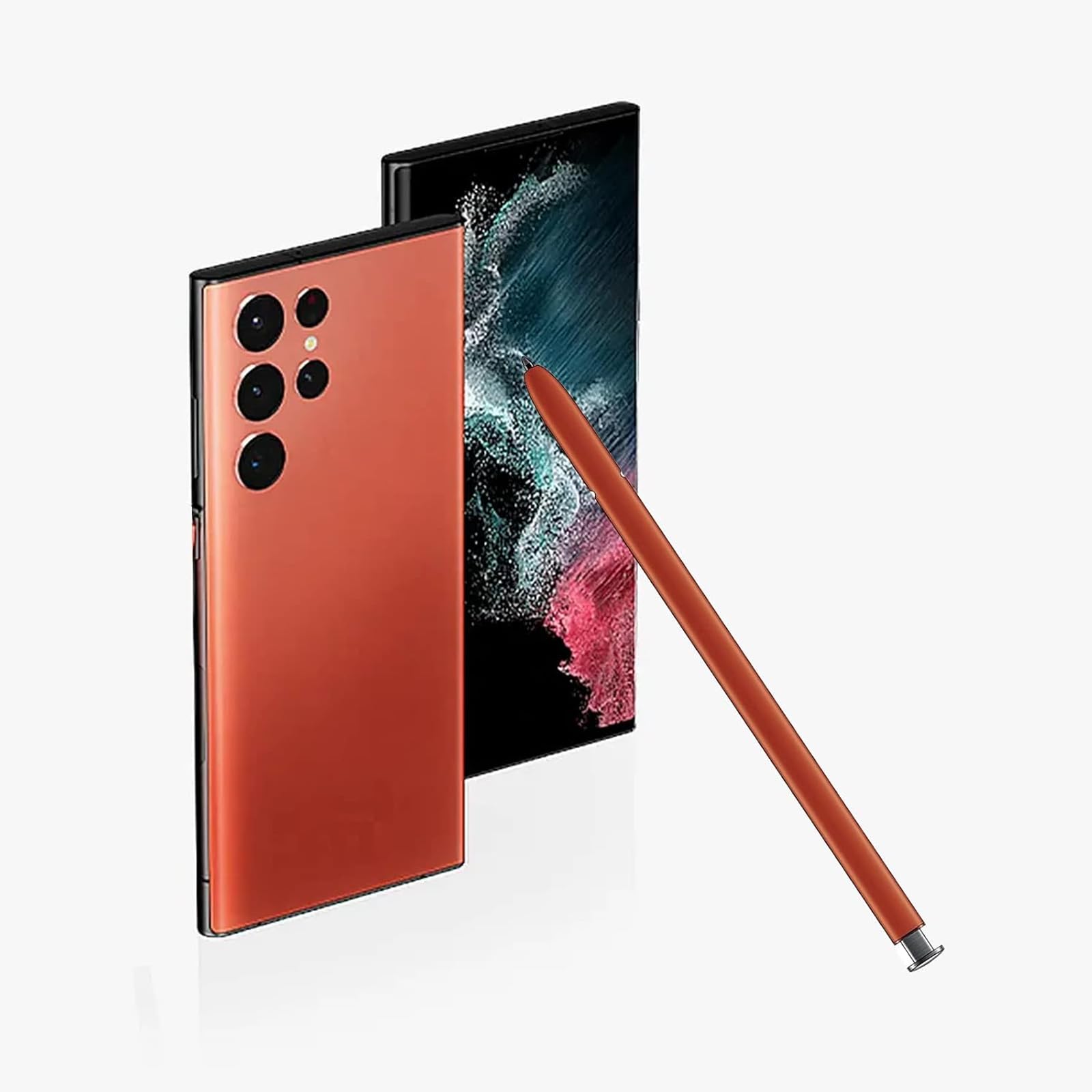 Orange Galaxy S22 Ultra Stift für Samsung Galaxy S22 Ultra 5G Touchscreen Stylus Pen Ersatzteile für Samsung Galaxy S22 Ultra S Pen, Keine Bluetooth Funktion