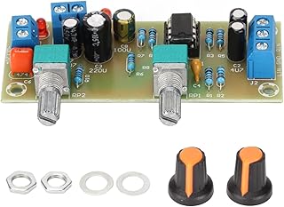 Preamplifier Board, Single Power Supply 12V Subwoofer Preamp Board, Stereo Audio Preamp Module, HiFi Low Pass Filter Board.