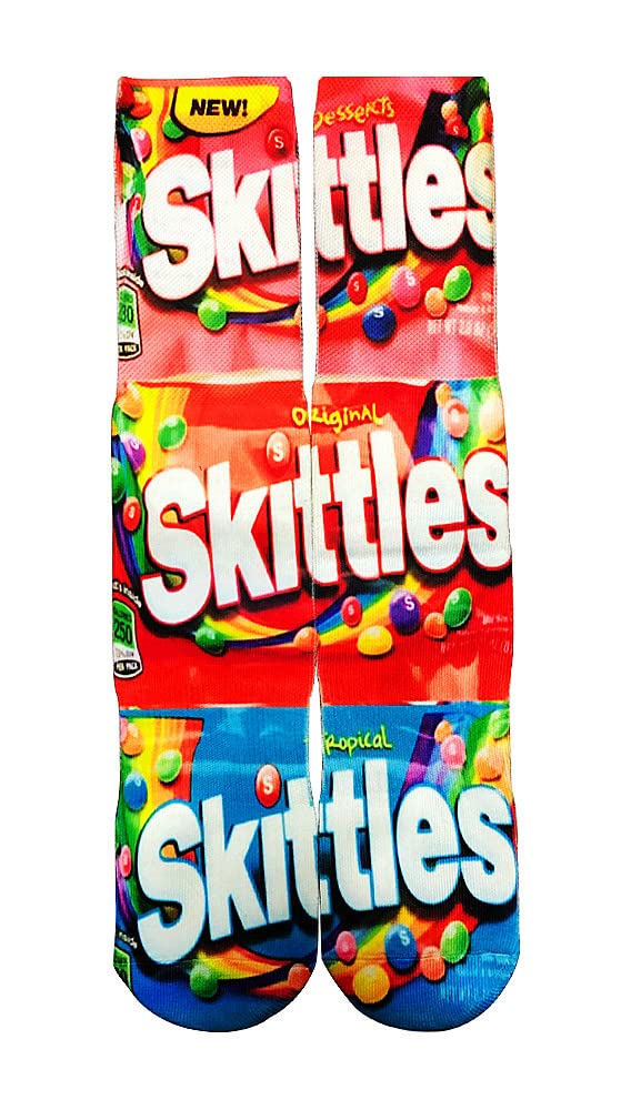 Kacolor Sox Crazy Funny Socks for Men Cool 3D Pattern Novelty Crew Basketball Tube Funny Socks