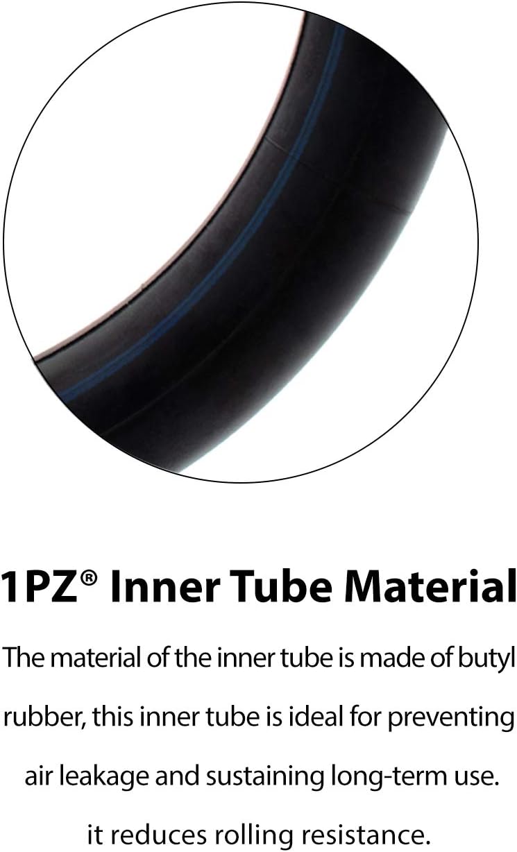 1PZ 12.5x2.25 Inner Tube 2 Pack 12 1/2x2 1/4 Inner Tube with Angled Valve Replacement for Electric Scooters Mini Bikes Mobility Scooters Pocket Bike