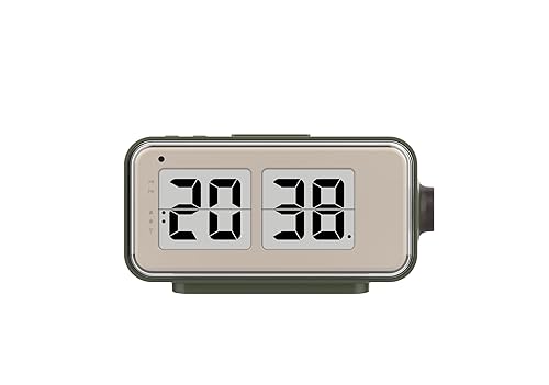 Technoline WT270 Réveil rétro – DCF77 Réveil Radio-piloté au Design