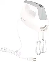 BLACK+DECKER Batedeira manual leve, branco, MX1500W