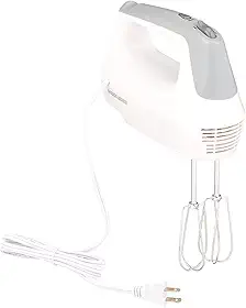 BLACK+DECKER Batedeira manual leve, branco, MX1500W