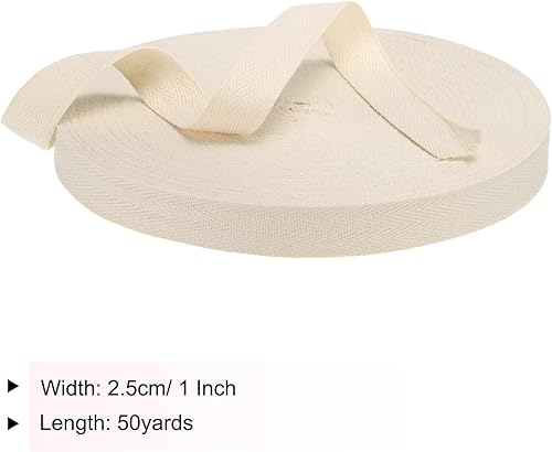 Vista 356 de PATIKIL Cinta de sarga de algodón de 3/4 pulgadas, 10 yardas, cinta de encuadernación al bies, cinta de espiga para costura, envoltura de regalos