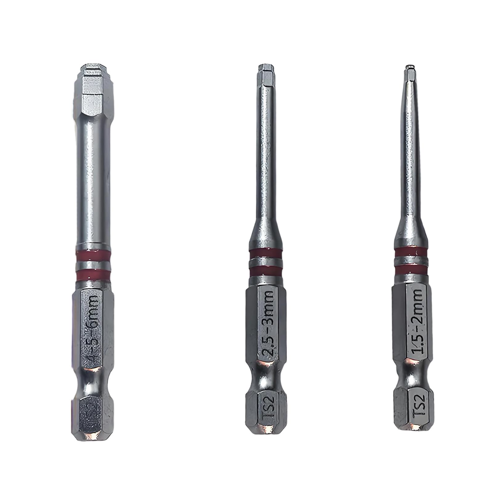 3 / 6Pcs Pagoda Shaped Hexagonal Shank Screwdriver Bit Screwdriver Bit Replacement Power Tool Bits Set