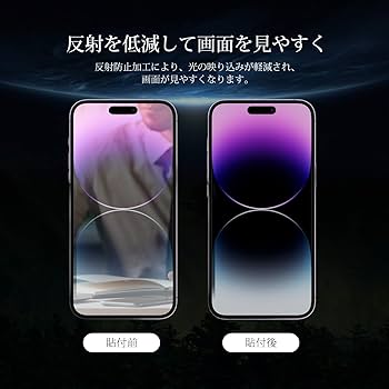 Amazon | Lifeinnotech 覗き見防止フィルム iPhone14 Pro Max 用 180度