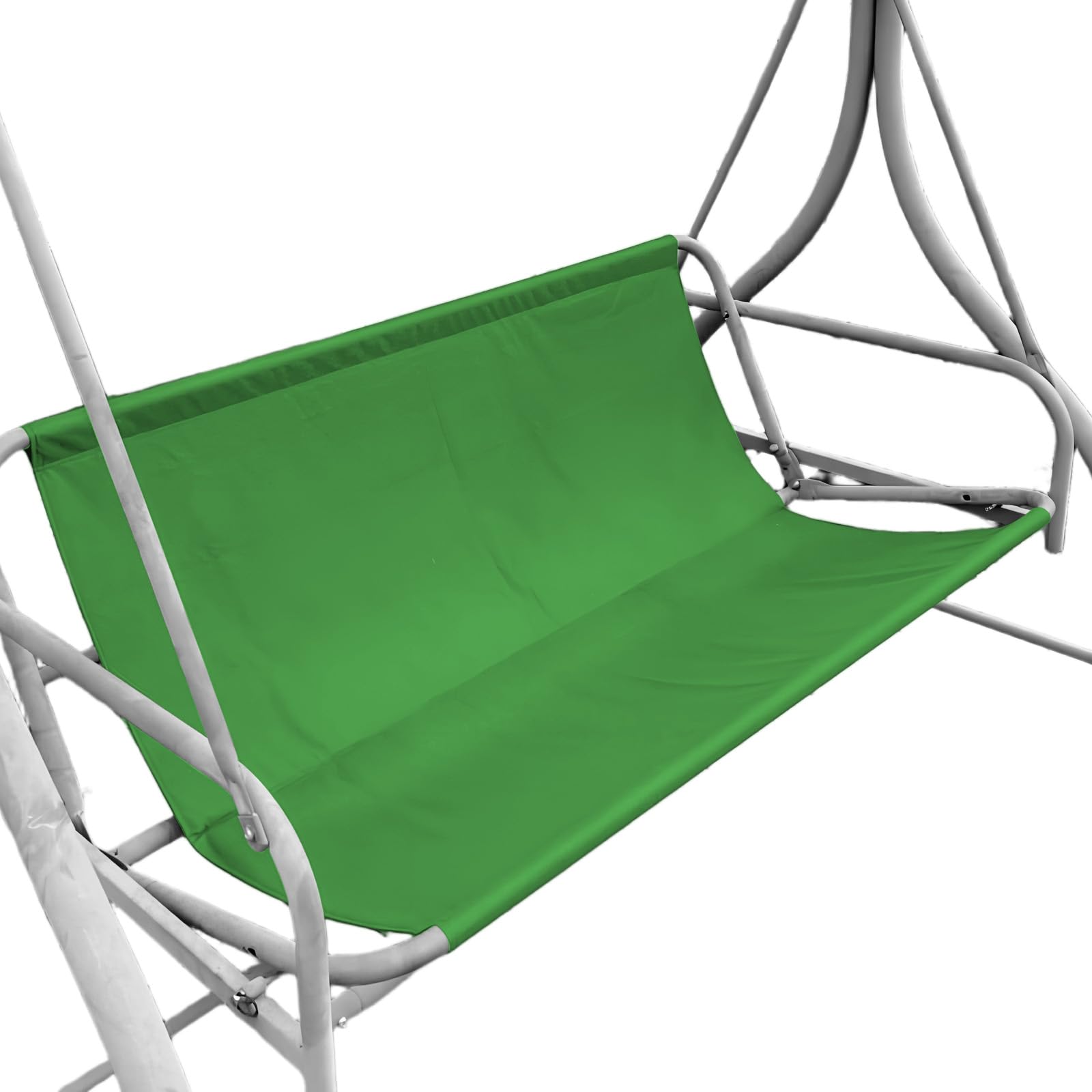 Funda de Asiento para Columpio de Jardín, Cubierta de Banco para Asiento, Funda de Repuesto para Silla Mecedora Exterior Patio, Balcón, Banco (Verde, 115x48x48cm)