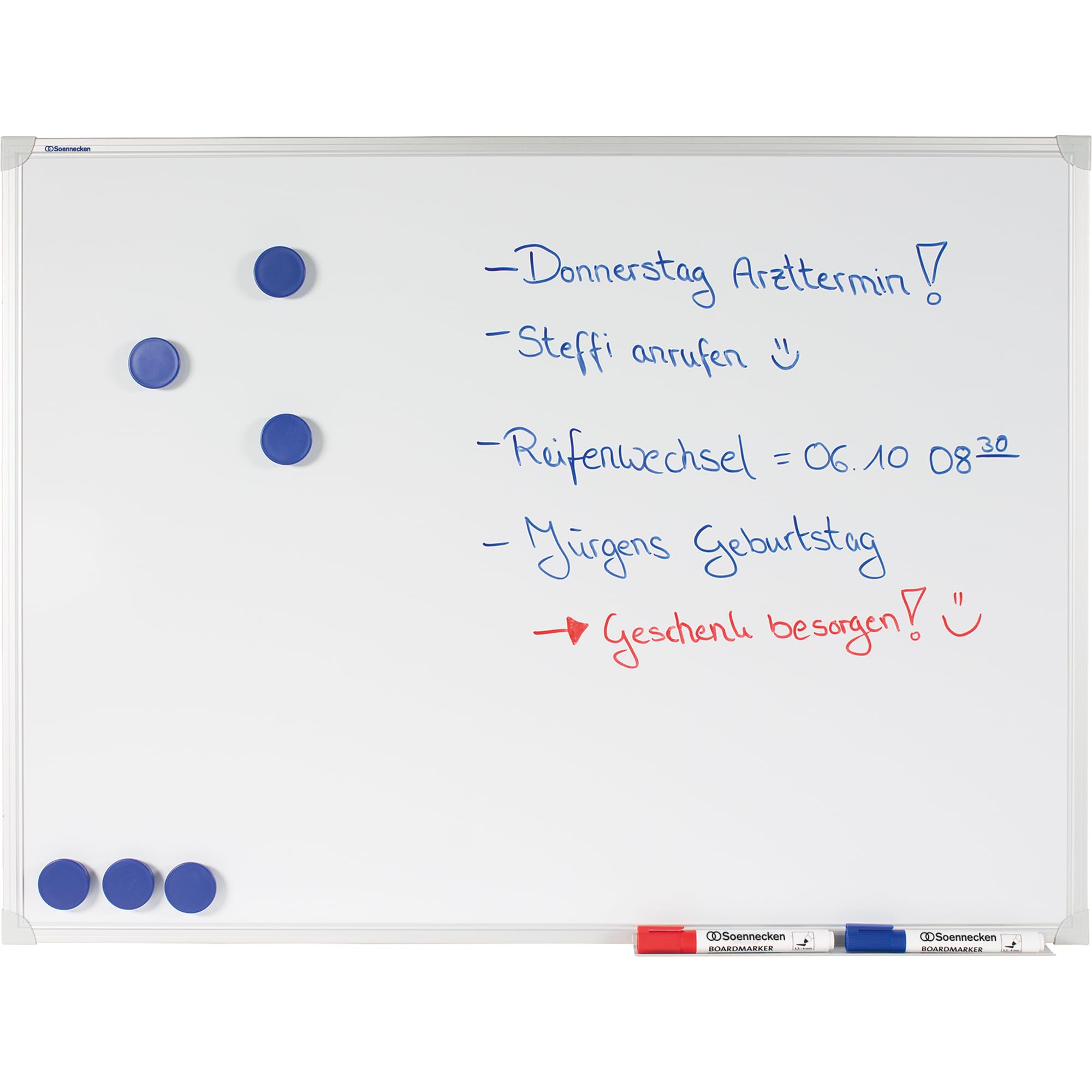 NORDWEST Handel AG Soennecken Whiteboard 4816 80 x 60 cm magnetyczna lakierowana