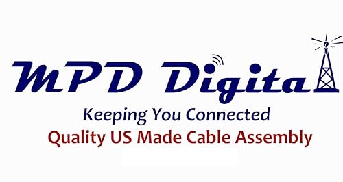 Miniatura 9 de MPD - Cable coaxial de RF con conectores N macho y RP-SMA macho para punto de conexión WiFi transmisores de radio antena 3 pies