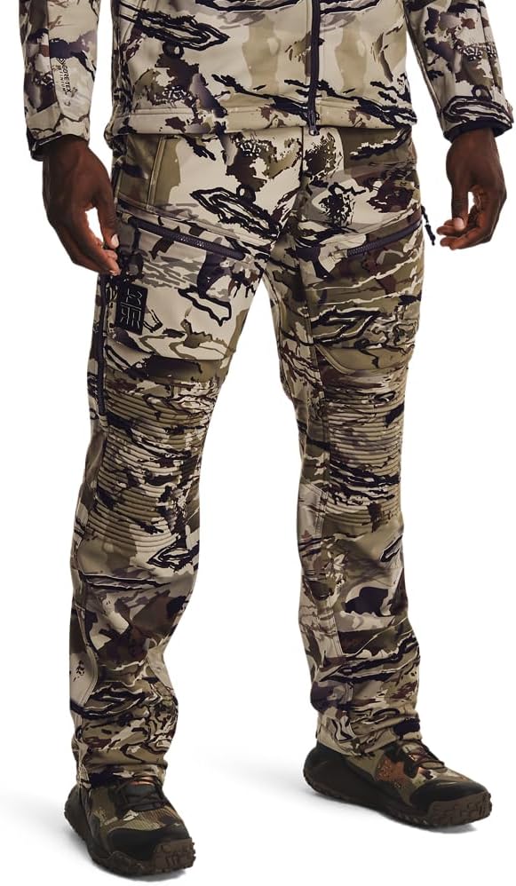 Under Armour Mens Ridge Reaper Infil Windstopper HD Pants, (999) UA Barren Camo