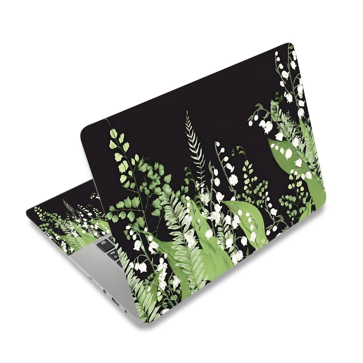 Laptop Skin Sticker Decal,12" 13" 13.3" 14" 15" 15.4" 15.6" Laptop Skin Sticker Protector Cover for Toshiba Hp Samsung Dell Apple Acer Leonovo Sony Asus Laptop Notebook (Flowers Plants)