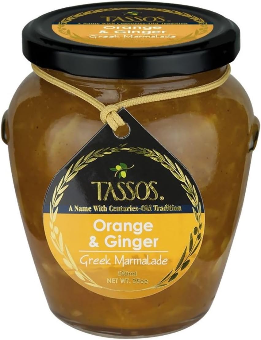 Tassos Orange And Ginger Greek Marmalade (25 oz) (1 Jar)