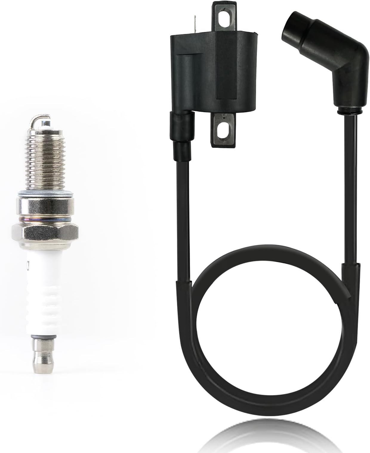 3087036 Ignition Coil Spark Plug For Polaris ATP 330 2004-2005 Magnum 325 2000-2002 Trail Blazer 330 2008-2013 Trail Boss 325 2000-2002 Trail Boss 330 2003-2013 Xpedition 325 2000-2002 3086807 3086484