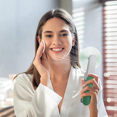 Miniatura 6 de Nezylaf Mini ventilador de mano, mini ventilador silencioso recargable de 2 velocidades 9-15 horas de trabajo, ventilador de bolsillo pequeño USB