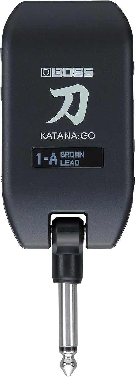 KATANA:GO | Personal Headphone Amplifier for Guitar & Bass | Ready-To-Play Sounds from Stage-Class Katana Amps | Advanced Spatial Technology | Edit Tones & Stream Backing Music via Bluetooth | Ready-To-Play Sounds from Stage-Class Katana Amps, Advanced Spatial Technology