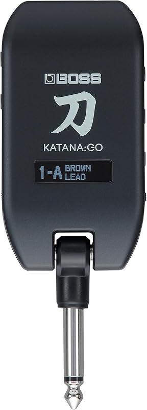 KATANA:GO | Personal Headphone Amplifier for Guitar & Bass | Ready-To-Play Sounds from Stage-Class Katana Amps | Advanced Spatial Technology | Edit Tones & Stream Backing Music via Bluetooth | Ready-To-Play Sounds from Stage-Class Katana Amps, Advanced Spatial Technology
