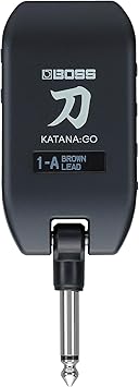 BOSS KATANA:GO | Personal Headphone Amplifier for Guitar & Bass | Ready-To-Play Sounds from Stage-Class Katana Amps | Advanced Spatial Technology | Edit Tones & Stream Backing Music via Bluetooth