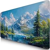 【Anti-effilochage Durable】 Le tissu du tapis de souris bureau gaming a été spécialement traité anti-usure, ce qui lui permet de résister aux frottements quotidiens fréquents de la souris et de ne pas s'effilocher ni se casser. D'une excellente durabilité, il deviendra votre accessoire bureau idéal et vous permettra de réaliser des économies