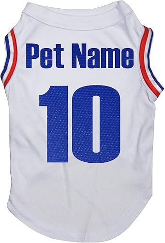 Miniatura 22 de Petitebella Personalize Camiseta para perro cachorro con tema nacional (Miami, S)