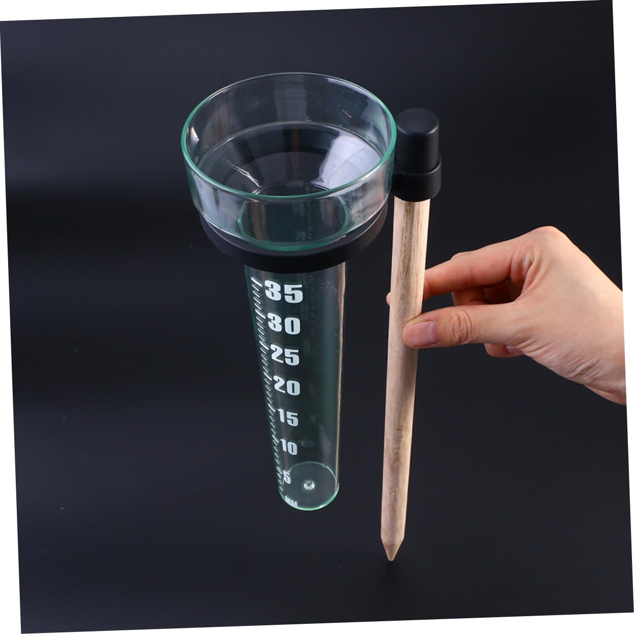 Außenthermometer 2 Satz Regenmesser Windrichtungsmesser Kunststoff