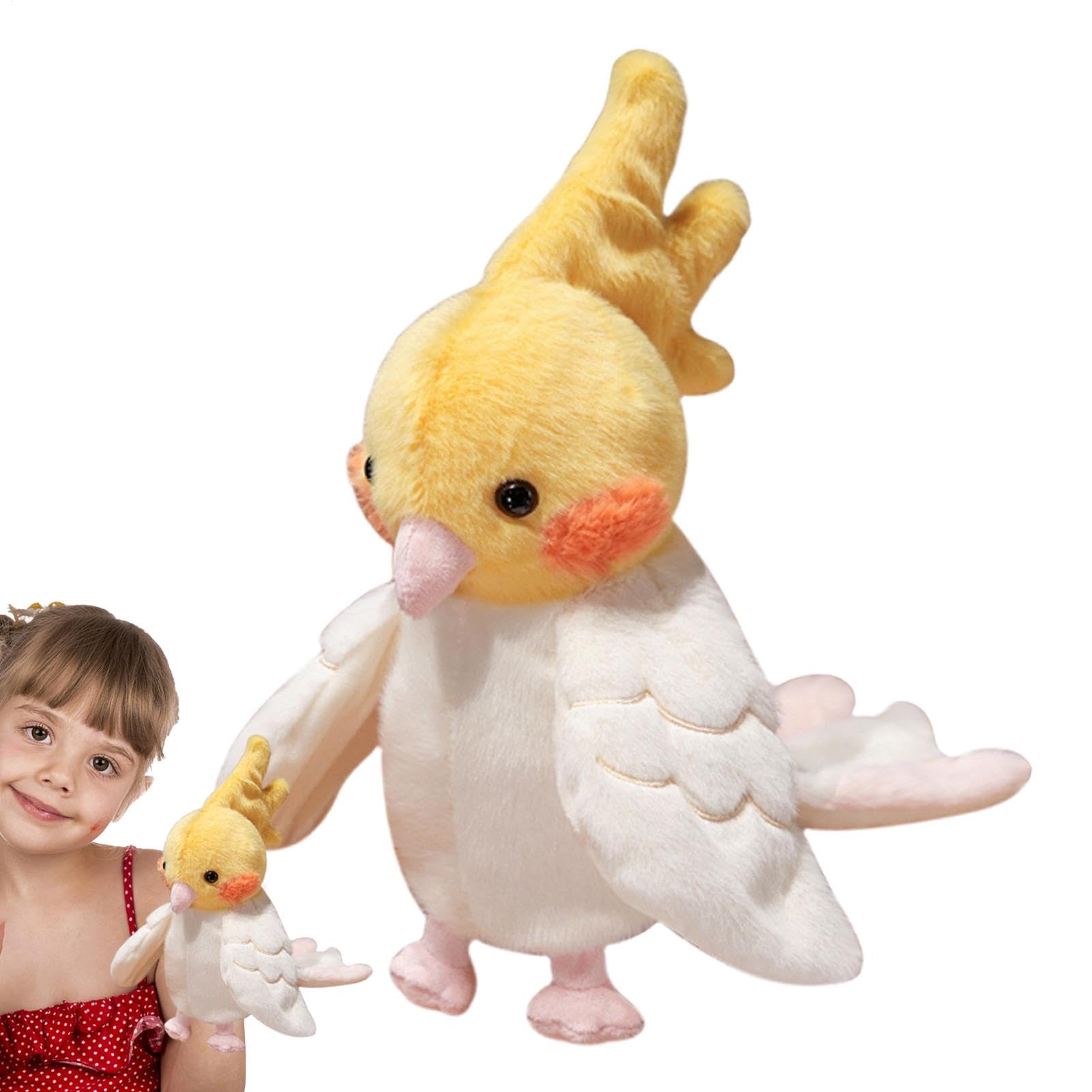 Puppet a mano animale, peluche per animali domestici - PACCHIO PARRROT TRAVE INTERACTIVE PEACHIO | Burattini a mano giocattolo imbalsamato per bambini gioco di ruolo da insegnamento per ragazzi ragazz
