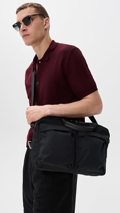 Sandqvist Men's Everyday Briefcase, Black, one_size
