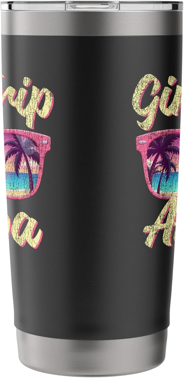 Sunglasses Weekend Sister Getaway Girls Trip 2026 Aruba Stainless Steel Insulated Tumbler image 4
