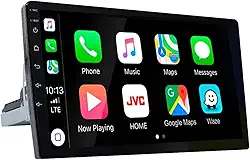CENTRAL MULTIMÍDIA, MP5 2 DIN TELA DE VIDRO IPS 9" FULL TOUCH, FM, USB, SD, AUXILIAR, BLUETOOTH, ESPELHA ANDROID E IOS COM CARPLAY E ANDROID AUTO, CONECTIVIDADE COM OU SEM FIO