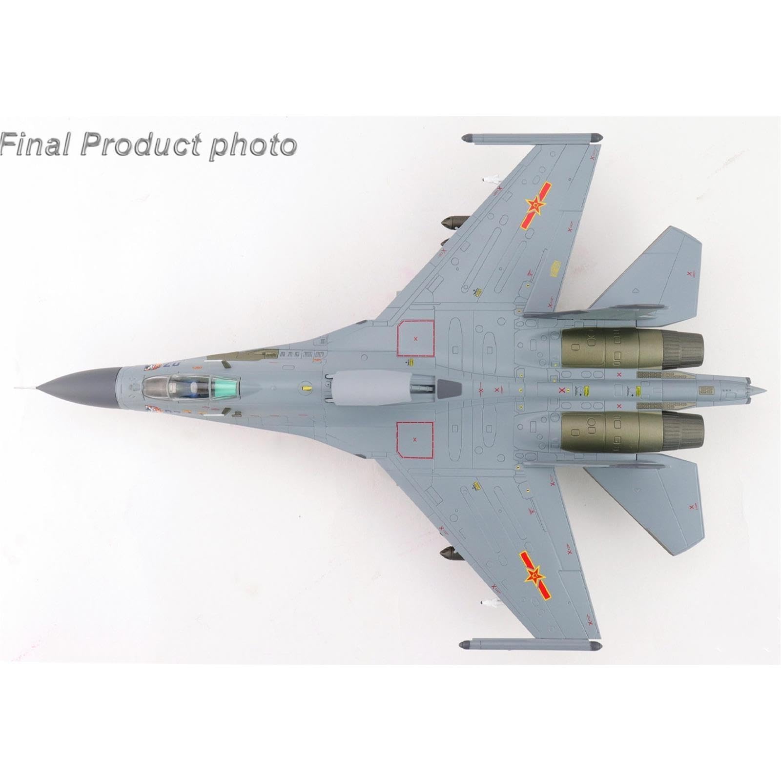 aerei a reazione Figurina in lega cinese Su-27 Fighter Jet 2001 in scala 1/72 regali per piloti