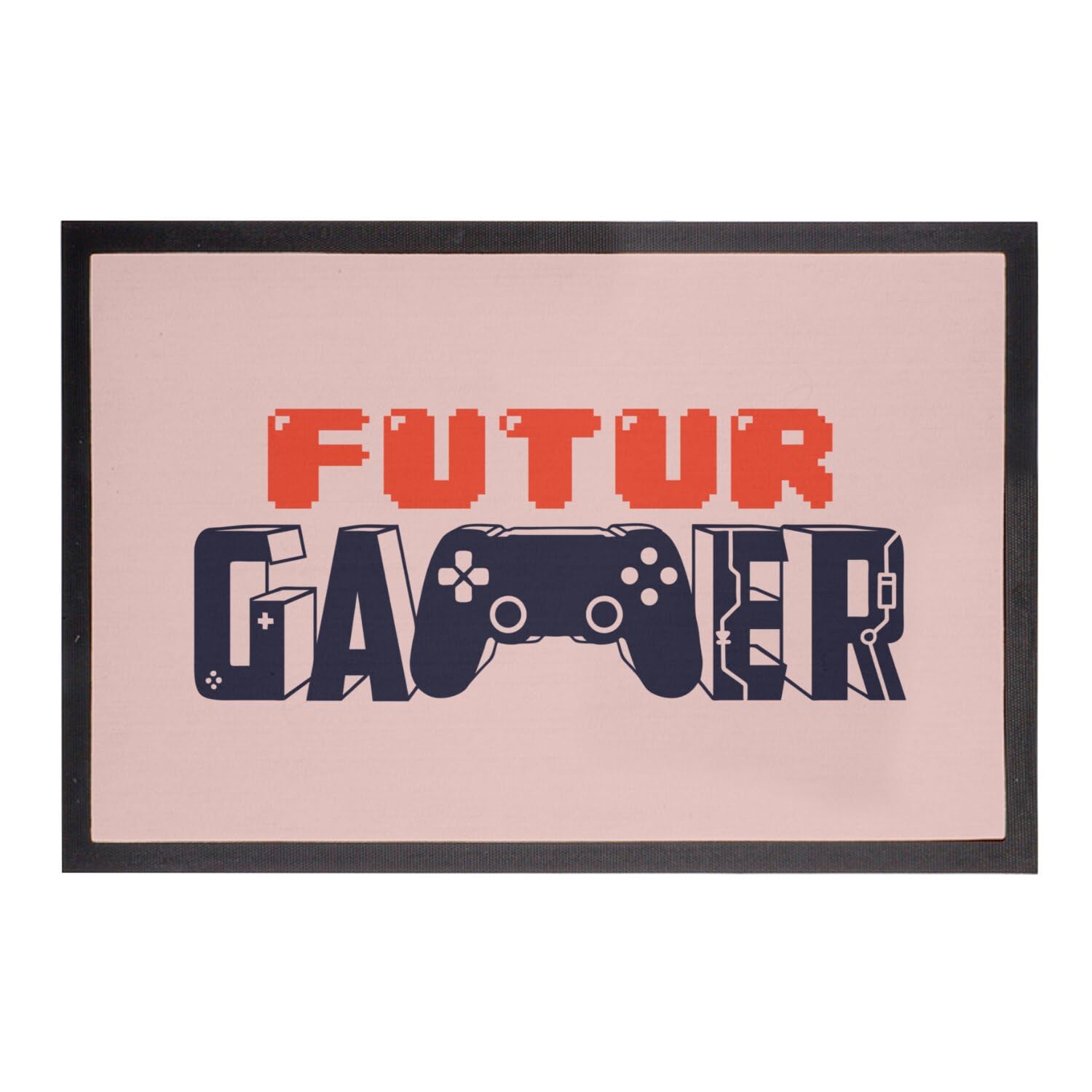Paillasson Rose stop poussière entrée gaming tapis jeux vidéo