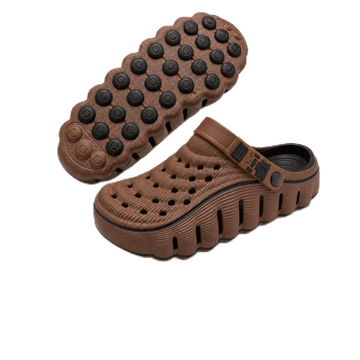 Zoccoli unisex per donne e uomini, scarpe da giardino con plateau EVA