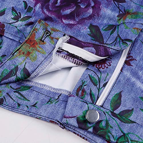 Harem Pants Women Dressy Women's Long Multiple Choice Printed Casual Loose Pants Comfortable Pants Suit For Women Casual Purple #TOP6