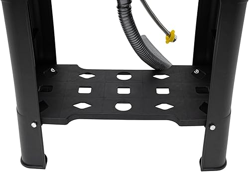 Miniatura 9 de Fregadero de plástico para lavandería, lavabos de un solo tazón con tabla de lavar y grifo giratorio de 360, fregadero grande independiente para