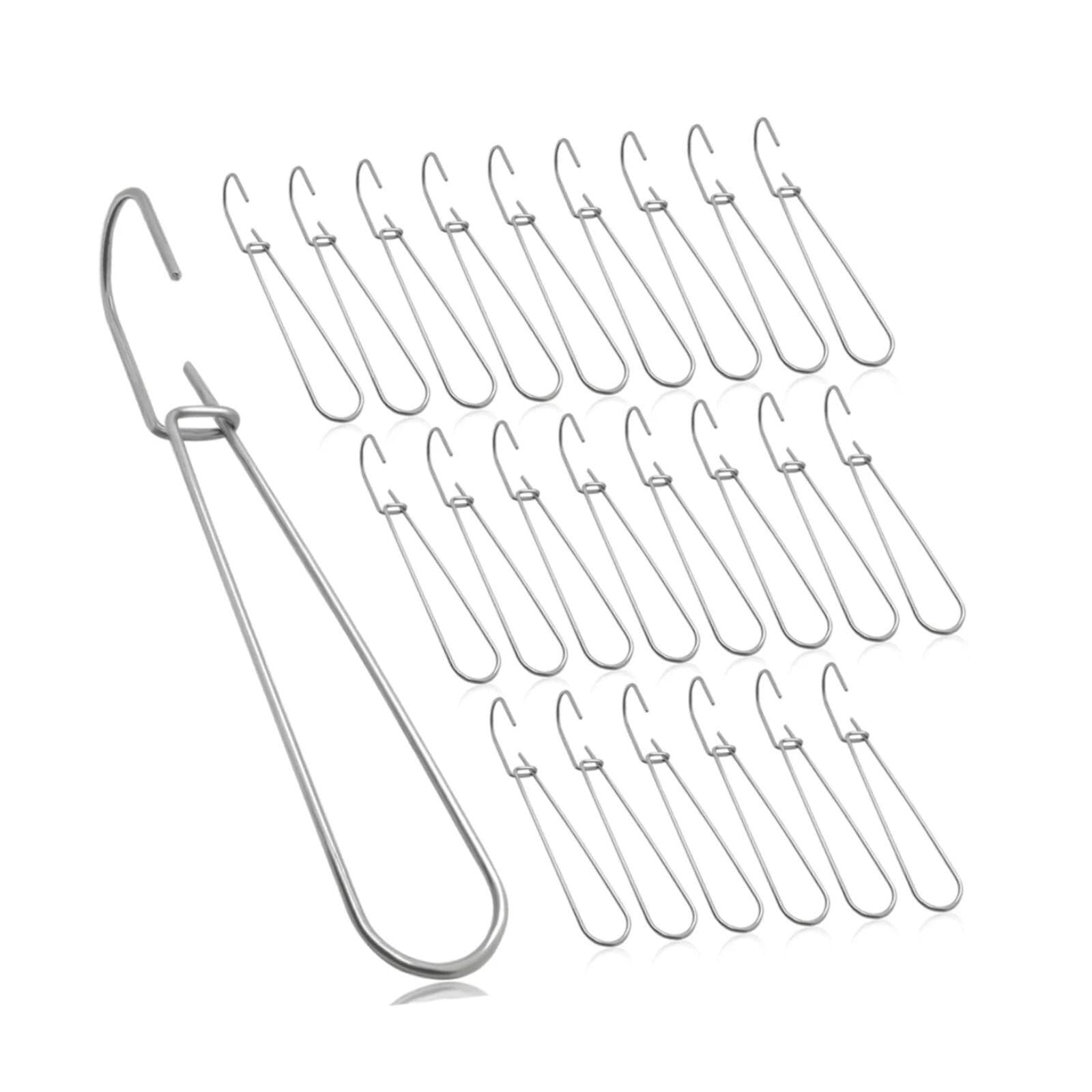 QLECXZI Innovative Pattern Hooks Organizer Sturdy Metal Crafting Sewing Patterns Efficient Storage Solution These Metal Pattern Hooks are Designed for Ease