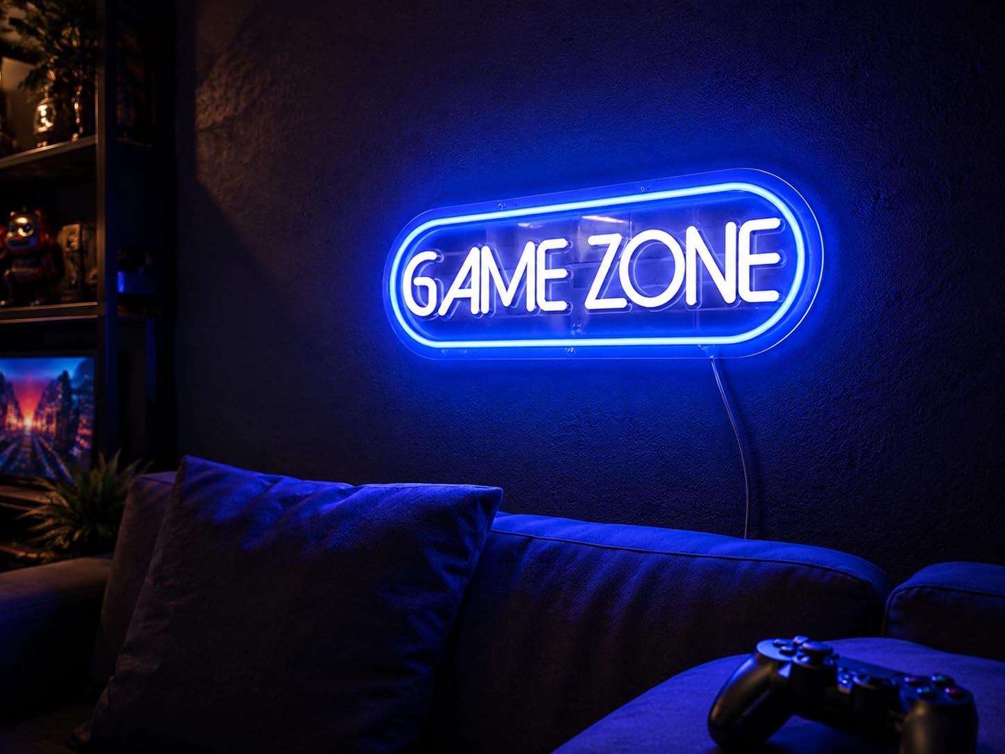 Letrero NEON FLECHAS DIRECCIONES Cartel Luminoso LED Escaparate, Decoración de Pared en Metacrilato, Luz Brillante, aproximadamente 38X26cm alimentación 12v