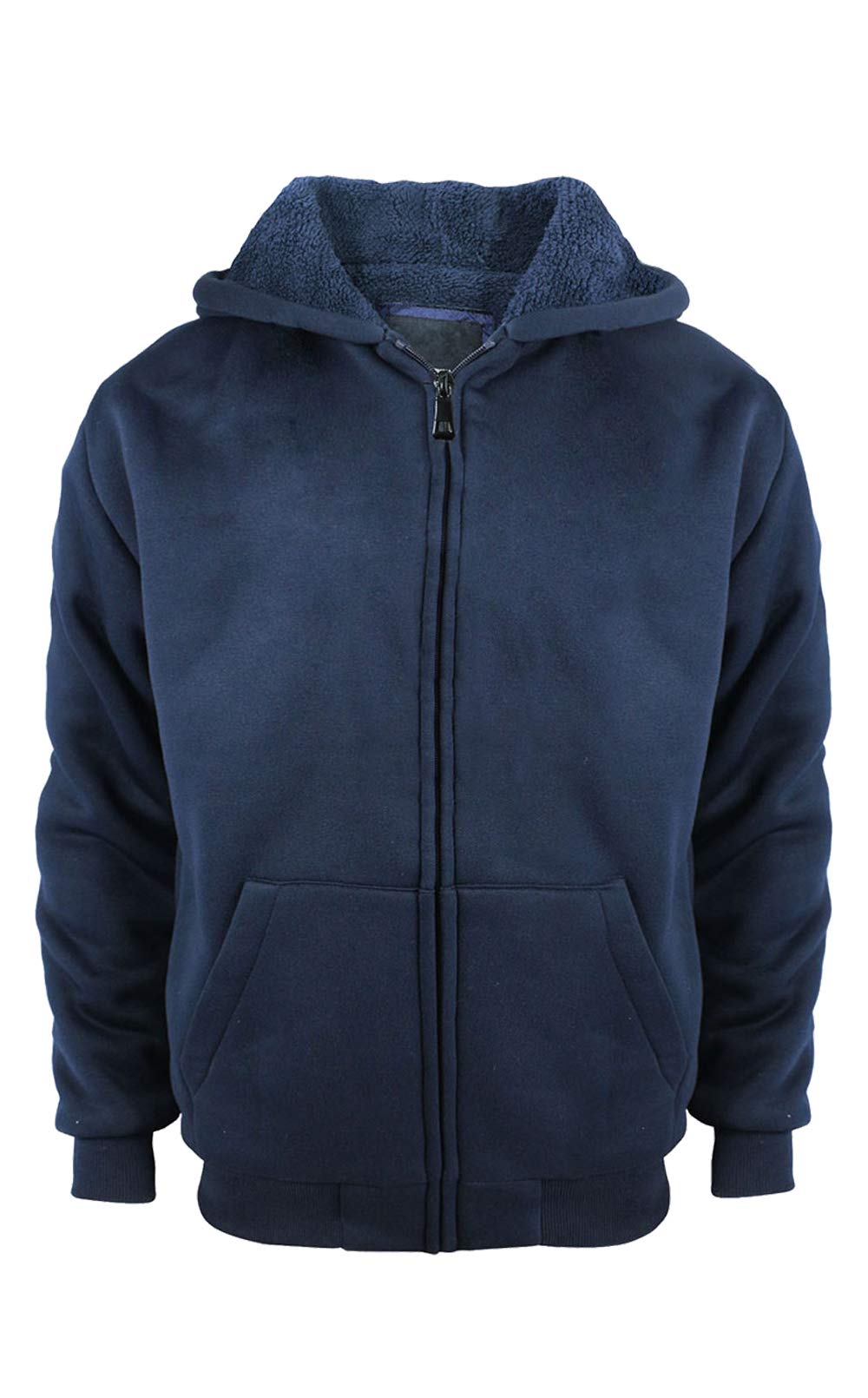 LeeHanTon Sherpa Lined Cool Kids Full Zip Up Hoodies for Teen Boys 8 10 12 14 16 Fleece Activewear Youth Hooded Sweatshirt