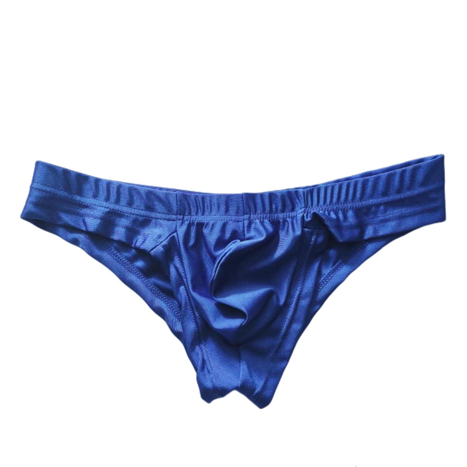Ropa Interior Masculina Calzoncillos Lisos Y Suaves para Hombres, Calzoncillos De Cintura Baja, Bikini De Secado Rápido, 3 Paquetes