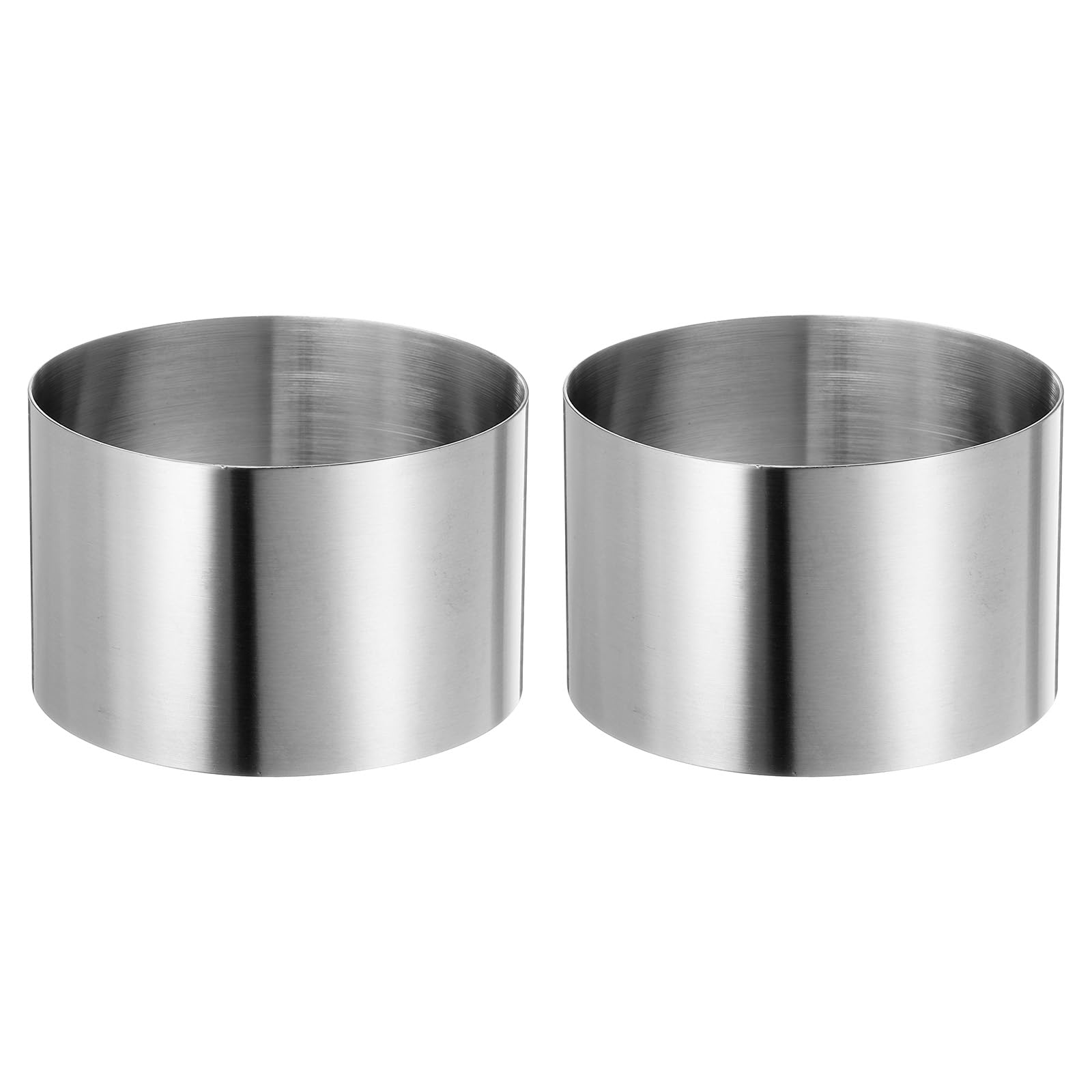 Moldes de acero para repostería creativa, prepara mousses y postres individuales en casa