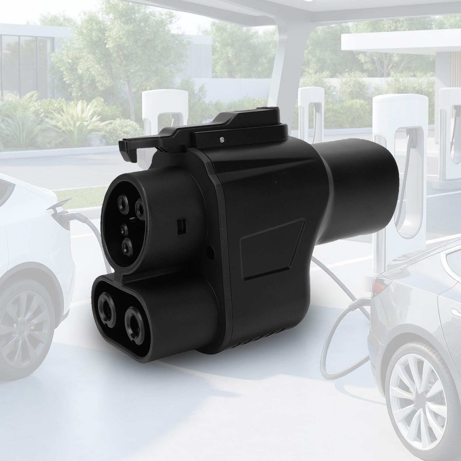Supercharger-Adapter für Elektrofahrzeuge, 500-A-Schnellladegerät, Ersatz für Elektrofahrzeuge, Praktische Ladelösung, Schutzart IP65, CCS1 auf CHAdeMO EV-Ladegerät