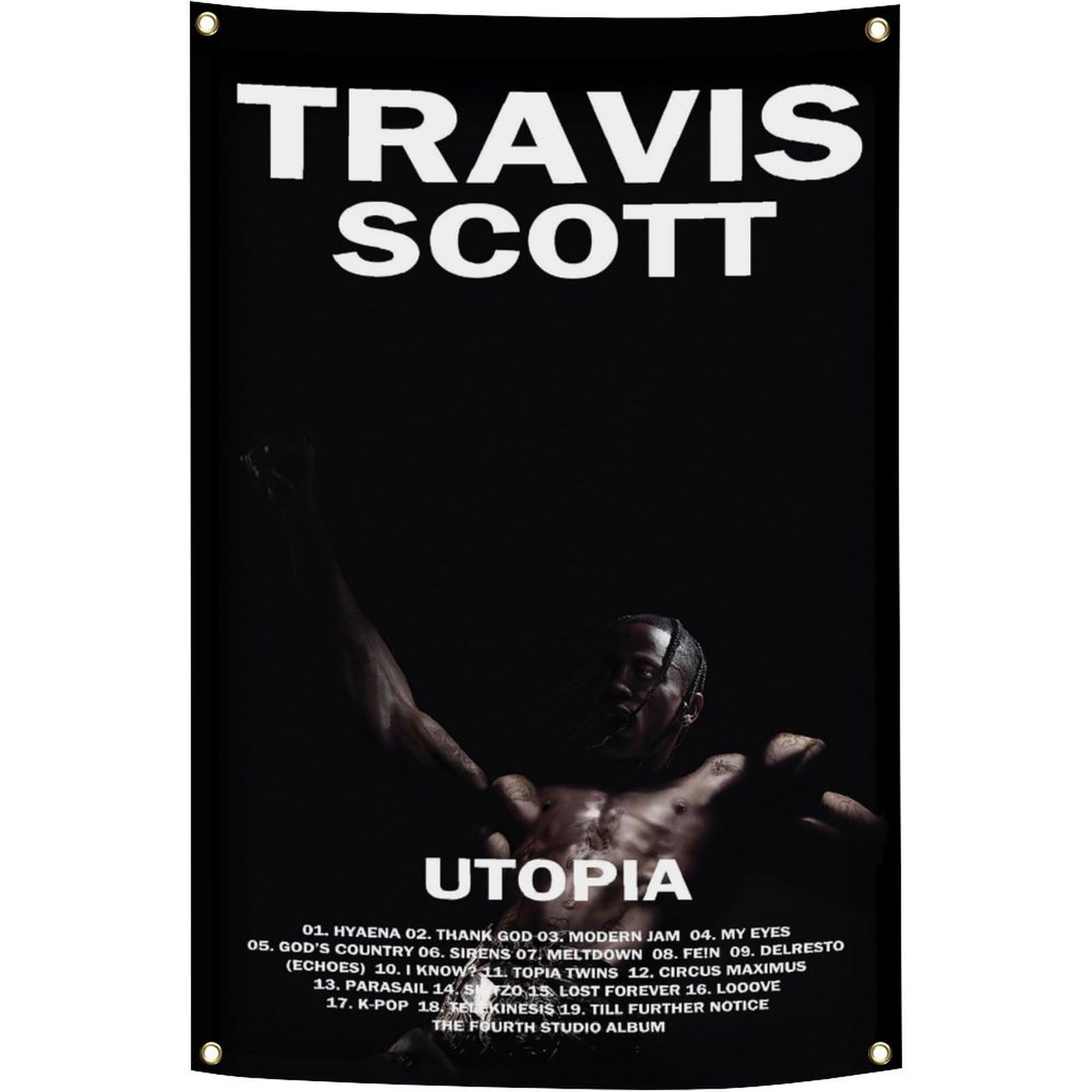 アイドル TRAVIS SCOTT CACTUS JACK Utopia Flag Travis Scott x McDonald's - 