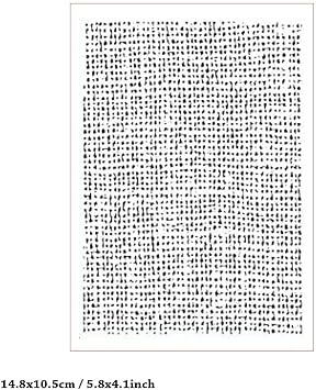 NZJ Christmas Spring Drop dot Background Plastic Embossing Folders for Card Making Scrapbooking and Other Paper Crafts