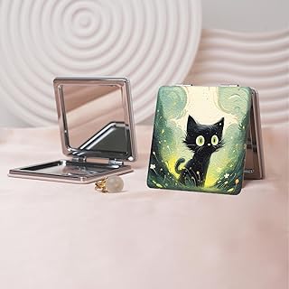 Espejo de maquillaje portátil de dibujos anim...