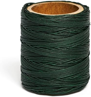 Maine Thread, Braided Waxed Cord, 70 Yard Spool, Spruce